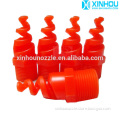 Plastic industrial exhaust gas cleaning spiral dust remove nozzle